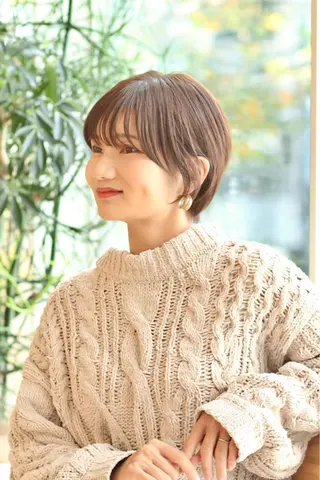 ショート カラー 中尾 文哉のヘアスタイル