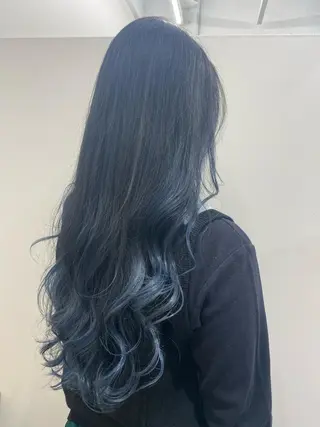 ロング カラー ヘアアレンジ 韓国好き🇰🇷 美容師MIKUのヘアスタイル