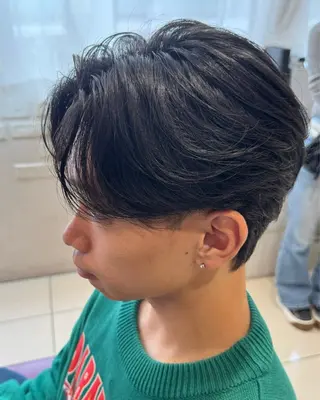 パーマ メンズ 玉置 晴太郎のヘアスタイル