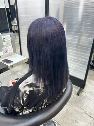 セミロング カラー 鈴木 杏奈のヘアスタイル