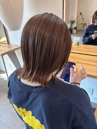ミディアム 舟山 瑛太郎のヘアスタイル