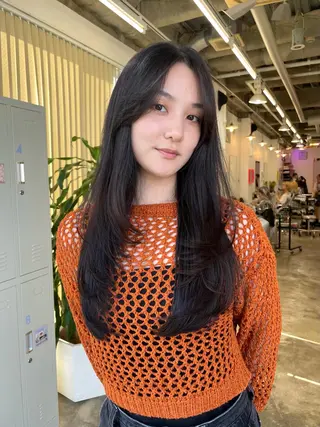 ロング nessヤマサキ リュウタのヘアスタイル
