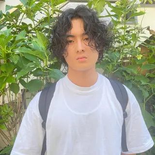 パーマ メンズ 🌈圧倒的デザイン パーマ 関和希のヘアスタイル