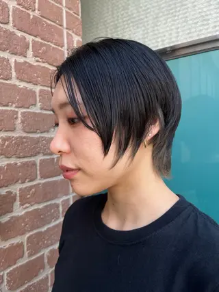 ミディアム カラー パーマ ヘアアレンジ メンズ キッズ ネイル マツエク・マツパ アイブロウ 久木原 ゆりのヘアスタイル