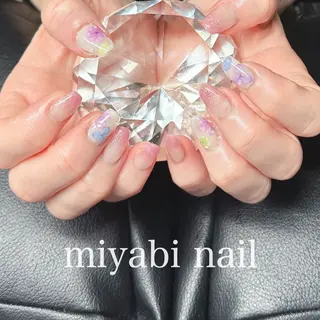 ネイル miyabi nail 桂川駅近くのネイルデザイン