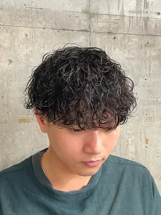 ショート カラー パーマ メンズ 🎧【パーマ師】 SOUMA🎧のヘアスタイル