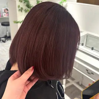 ミディアム カラー 田名部 愛乙のヘアスタイル