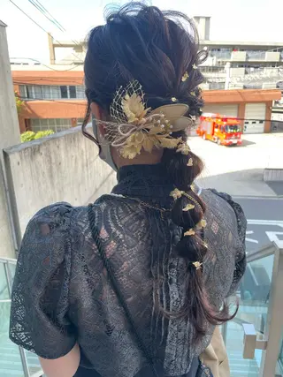 ロング N°rico川喜田 里衣のヘアスタイル