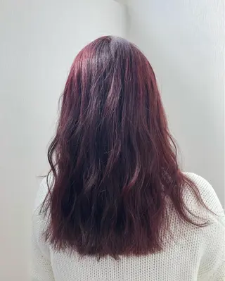 ロング カラー 白井 つづりのヘアスタイル