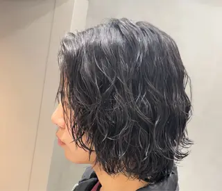 ロング パーマ ヘアアレンジ メンズ fifth 石川 凪のヘアスタイル