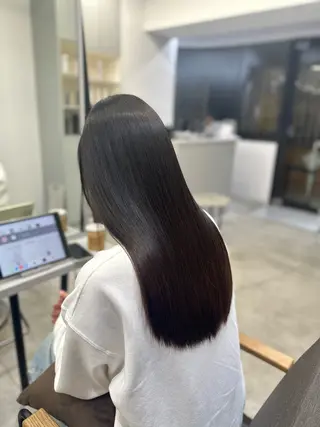 ロング パーマ ハイトーンカラー が絶対可愛い✨泰聖✨のヘアスタイル