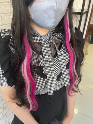 ロング エクステ＆艶カラー 🎀YURINA🎀のヘアスタイル