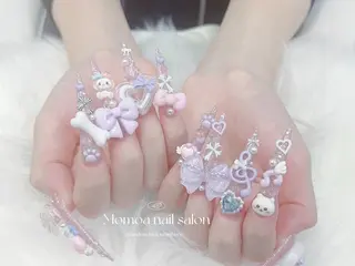 ネイル MoMoA Nail ネイル長さ出し専門店のネイルデザイン