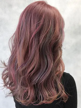 セミロング カラー welring hair salonのヘアスタイル