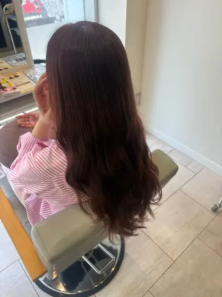ロング カラー アベ ミスズのヘアスタイル