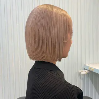 ショート カラー 【美髪矯正/絹髪】 🎀hinano🎀のヘアスタイル
