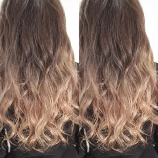 ロング カラー LUXBE LUCEのヘアスタイル