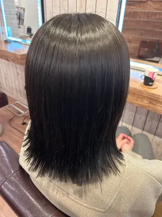 ミディアム カラー little福岡 mei.𓍯のヘアスタイル