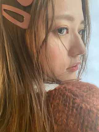 ロング 鷺谷 玲奈のヘアスタイル