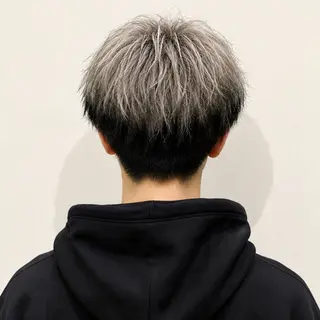 カラー メンズ メンズ特化カットパー マカラー坂田柊のヘアスタイル