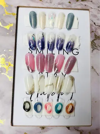 ネイル OCEAN nail パラジェル　取扱い店のネイルデザイン