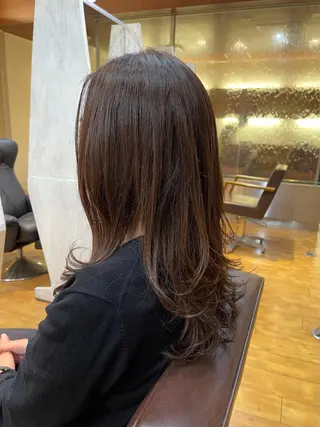 ロング 梶谷 和希のヘアスタイル