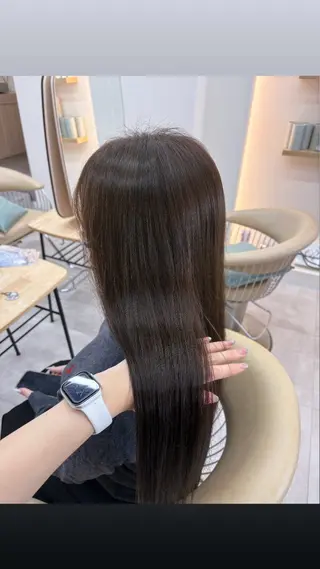 セミロング newi広島／ Ririのヘアスタイル