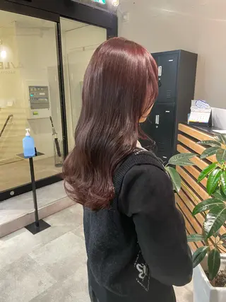 ロング カラー 久保田 千尋のヘアスタイル