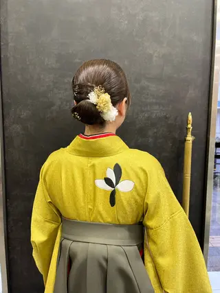 セミロング ヘアアレンジ ヘアセット/透明感 カラー/あんりんのその他イメージ
