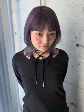 ミディアム 山下 夏季のヘアスタイル