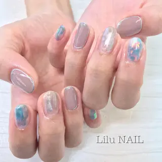 ネイル モチの良さ◉ フィルインネイル♡のネイルデザイン