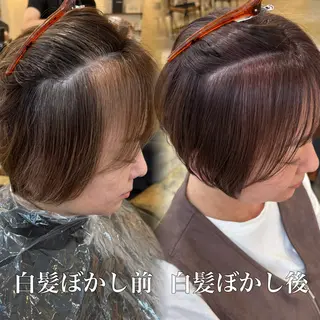 ショート カラー Defi梅田 岡 宗杜のヘアスタイル