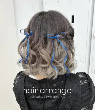 ヘアアレンジ 艶カラー⋆ヘアセット ⋆エクステ⋆みゆ🌼のヘアスタイル