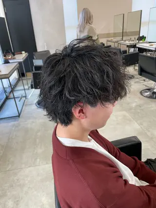 ショート パーマ メンズ メンズ特化🔥 金子直斗のヘアスタイル