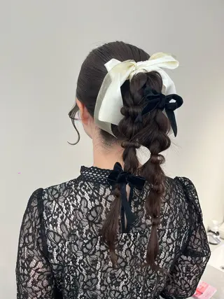 ロング ヘアアレンジ 外川 生純美ೀ🌝のヘアスタイル