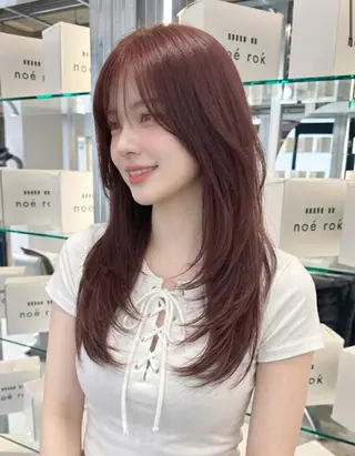 セミロング ダブルカラー/レイヤ ーカット 🤍ゆきなのヘアスタイル