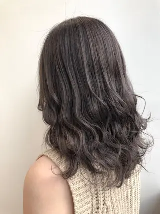 ミディアム カラー 【透明感、艶髪】西村 有司のヘアスタイル