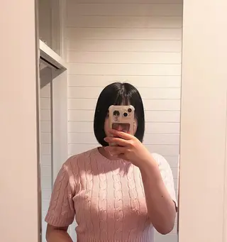 ショート 盛れる透けカラー🎀 似合わせ/uiのヘアスタイル