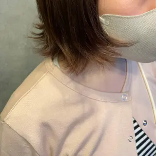 ミディアム レイヤーカット/ ダブルカラー/ナナミのヘアスタイル