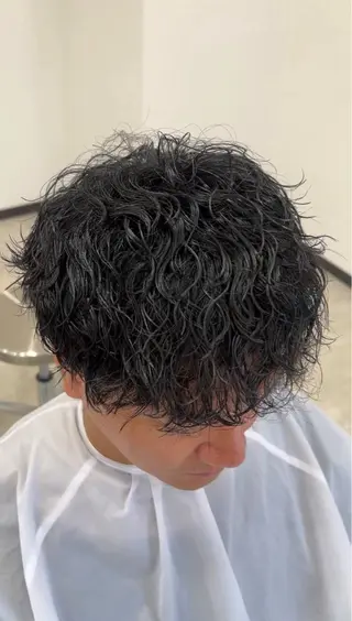 メンズ HIROMU メンズパーマ/カラーのヘアスタイル
