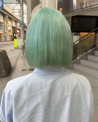 ミディアム ブリーチ透明感カラー 🍀mizuki🍀のヘアスタイル