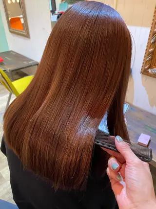 ロング カラー ヘアアレンジ マツエク・マツパ 透明感カラー/推しカ ラー☁️JURAのヘアスタイル