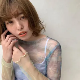ミディアム 村澤 拓弥のヘアスタイル