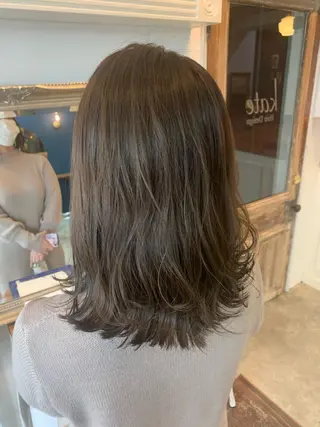 セミロング 大宮/山口 竣也のヘアスタイル
