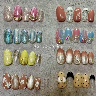 ネイル Nail salon tiny🩵のネイルデザイン