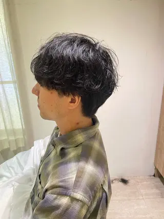 パーマ メンズ のざき そらちのヘアスタイル