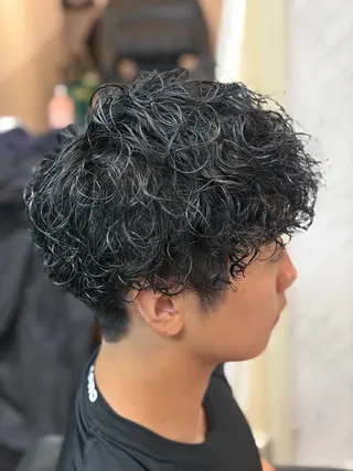 パーマ メンズ メンズ特化/パーマ/ フェードWATARUのヘアスタイル