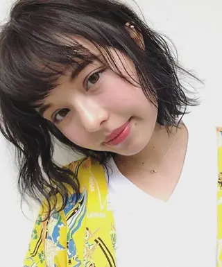 ミディアム カラー パーマ オーダー 府中のヘアスタイル