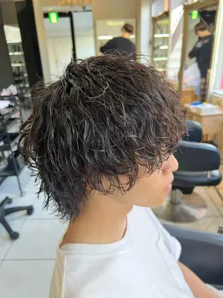 パーマ メンズ パーマ特化美容師 茂木広幸のヘアスタイル