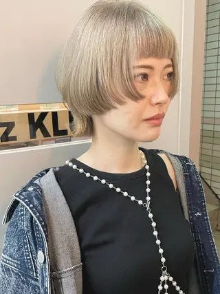 ショート カラー ウルフ/レイヤー shinoのヘアスタイル